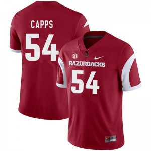 Men Arkansas Razorbacks Austin Capps #54 Player Cardinal Jerseys 817030-875