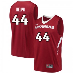 Men Arkansas Razorbacks Marvin Delph #44 Player Cardinal Jersey 769828-238