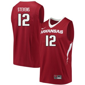 Men's Arkansas Razorbacks Ty Stevens #12 Cardinal College Jerseys 899350-989