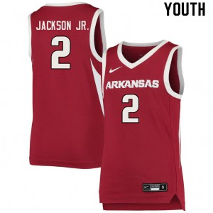 Youth Arkansas Razorbacks Vance Jackson Jr. #2 NCAA Cardinal Jerseys 336707-458